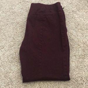 ❤️5 for $20❤️ Dark purple work capris